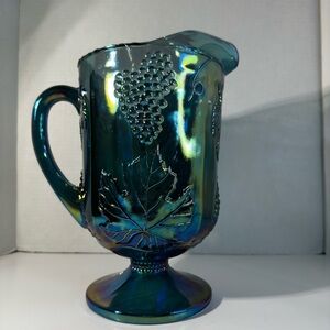 Indiana Glass Co. Carnival Glass Pitcher